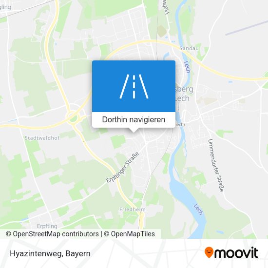 Hyazintenweg Karte