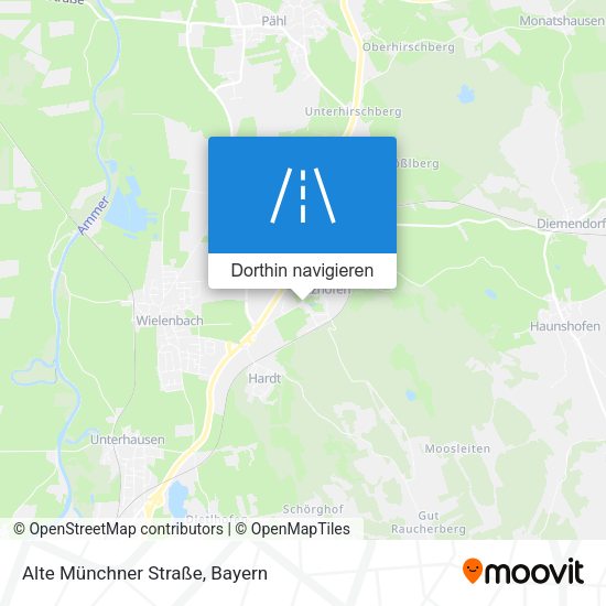 Alte Münchner Straße Karte