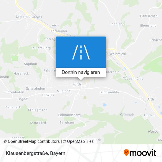 Klausenbergstraße Karte