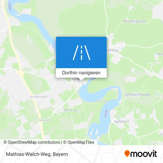 Mathias-Walch-Weg Karte