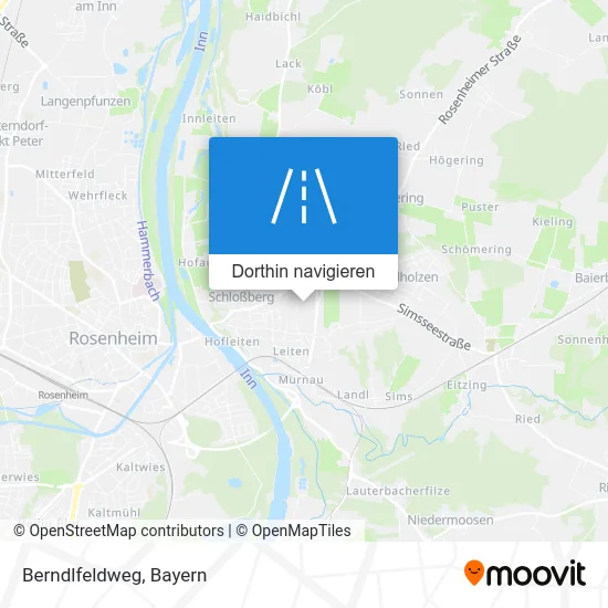 Berndlfeldweg Karte