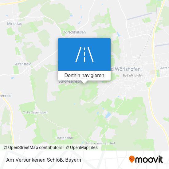 Am Versunkenen Schloß Karte