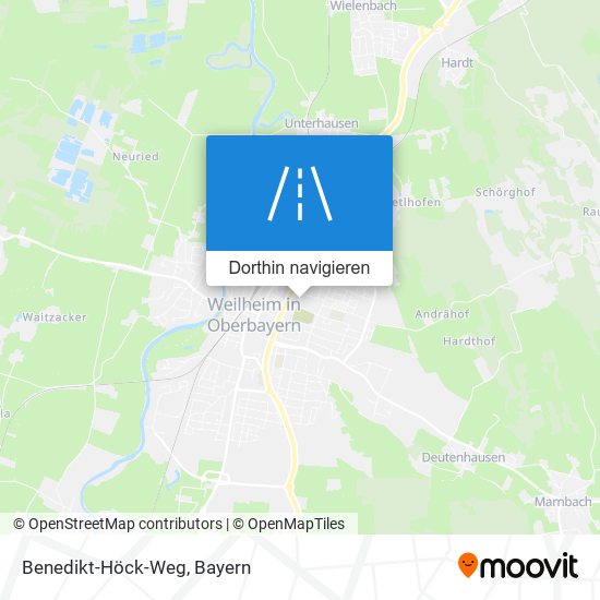 Benedikt-Höck-Weg Karte