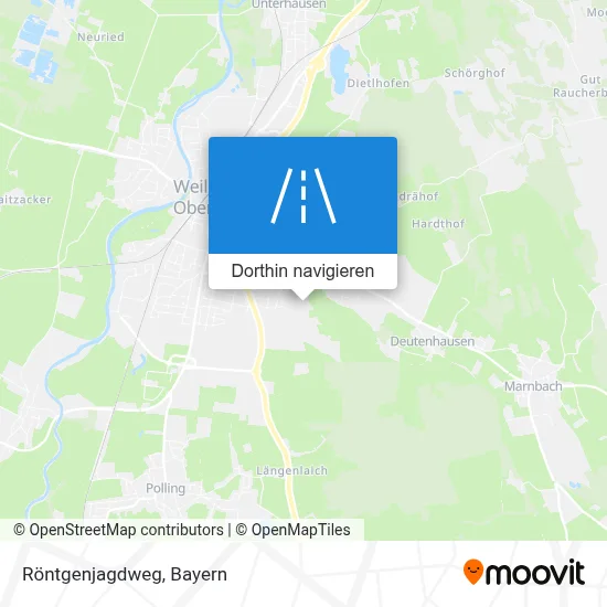 Röntgenjagdweg Karte