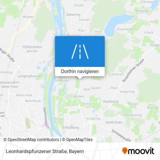 Leonhardspfunzener Straße Karte