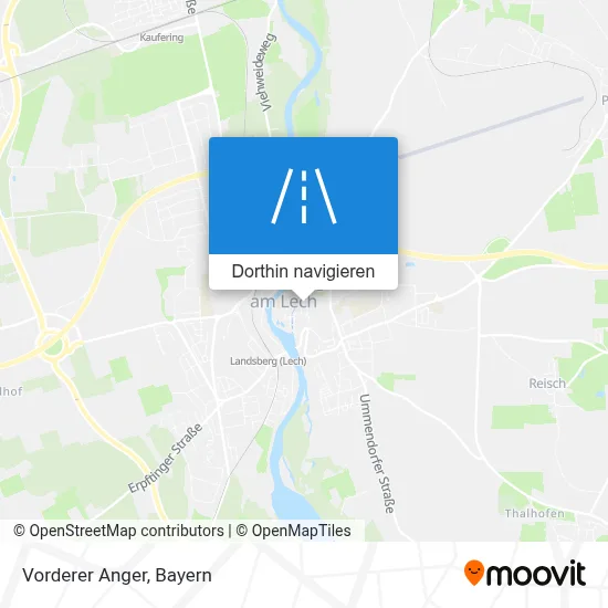 Vorderer Anger Karte