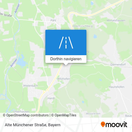 Alte Münchener Straße Karte