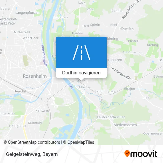 Geigelsteinweg Karte