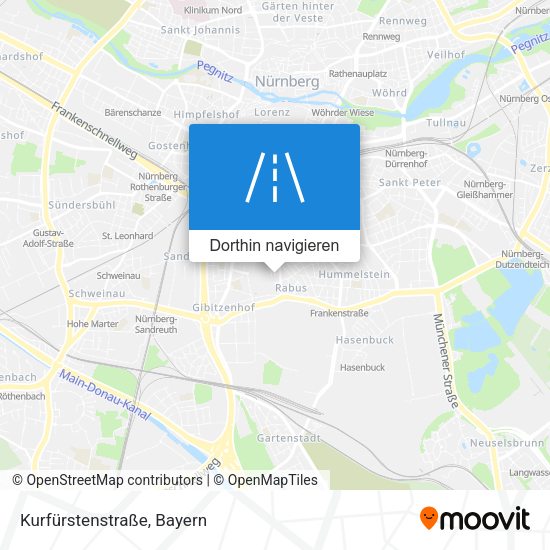 Kurfürstenstraße Karte