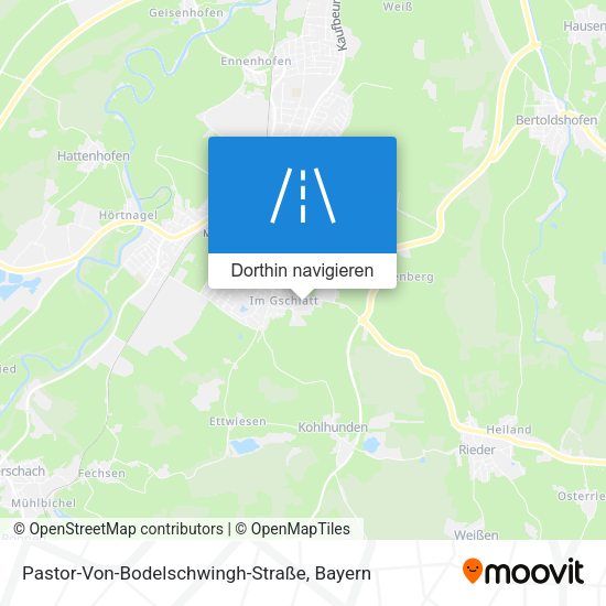 Pastor-Von-Bodelschwingh-Straße Karte