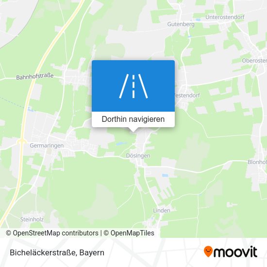 Bicheläckerstraße Karte