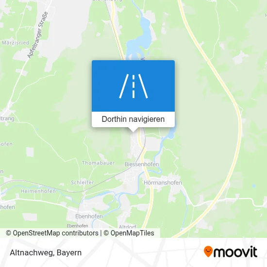 Altnachweg Karte