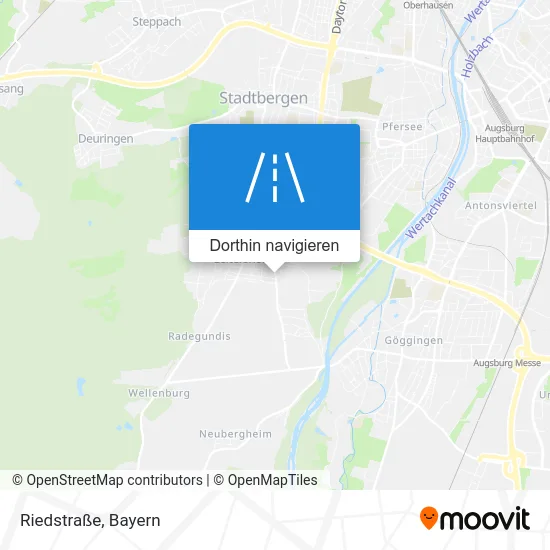 Riedstraße Karte