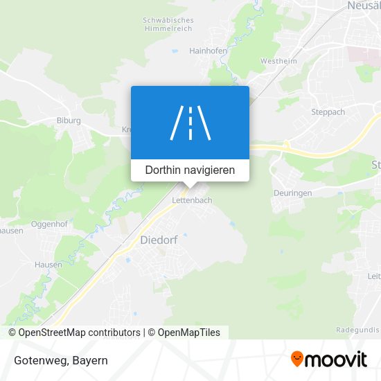 Gotenweg Karte