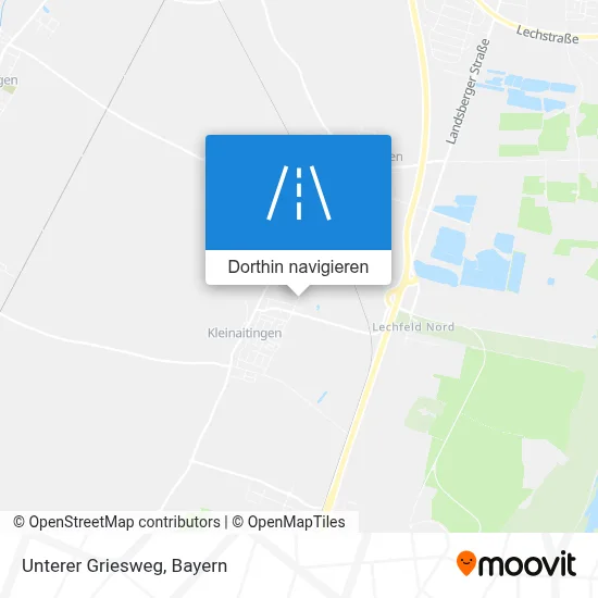 Unterer Griesweg Karte