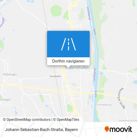 Johann-Sebastian-Bach-Straße Karte