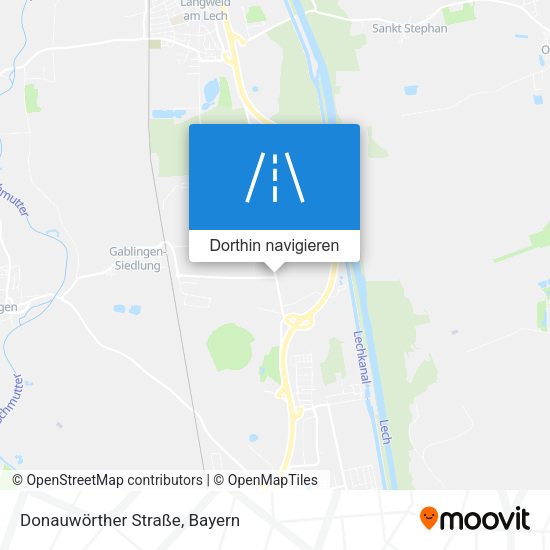 Donauwörther Straße Karte