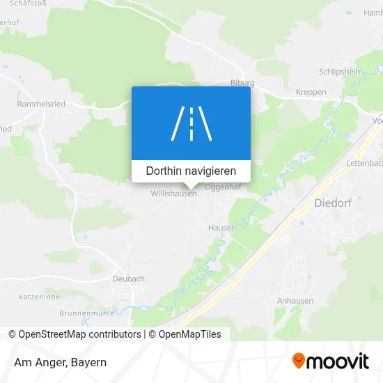 Am Anger Karte