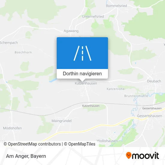 Am Anger Karte