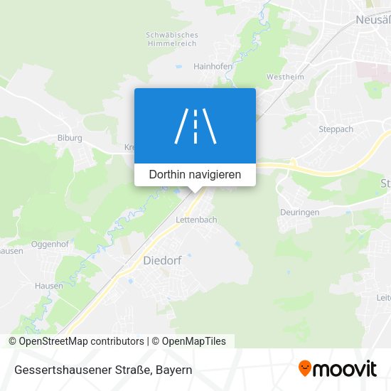 Gessertshausener Straße Karte