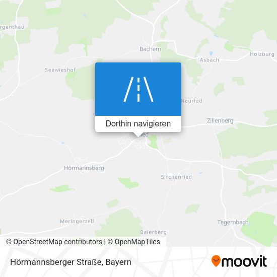 Hörmannsberger Straße Karte