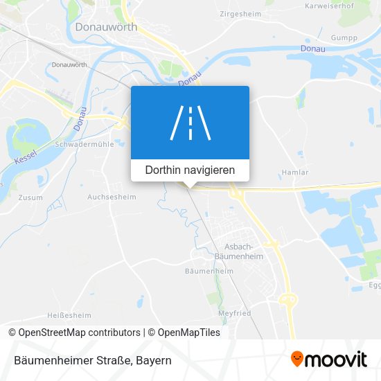 Bäumenheimer Straße Karte