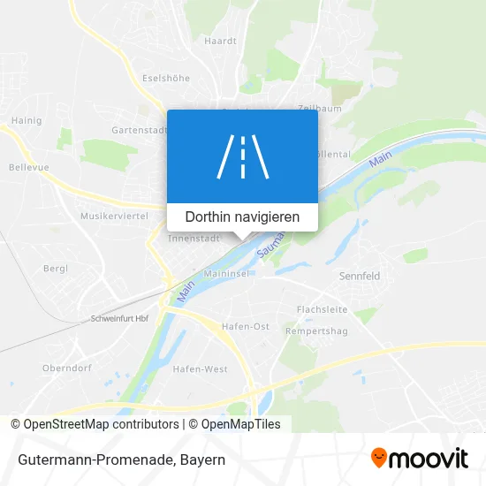 Gutermann-Promenade Karte