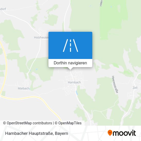 Hambacher Hauptstraße Karte