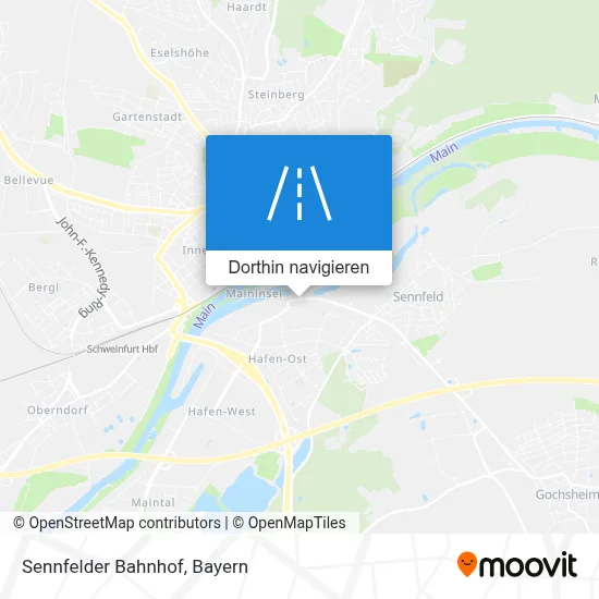Wie komme ich nach Sennfelder Bahnhof, Bayern mit Bus, Bahn oder ...