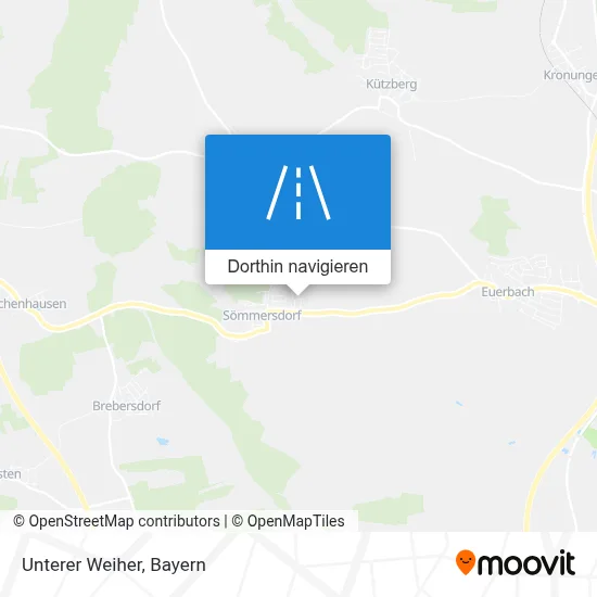 Unterer Weiher Karte