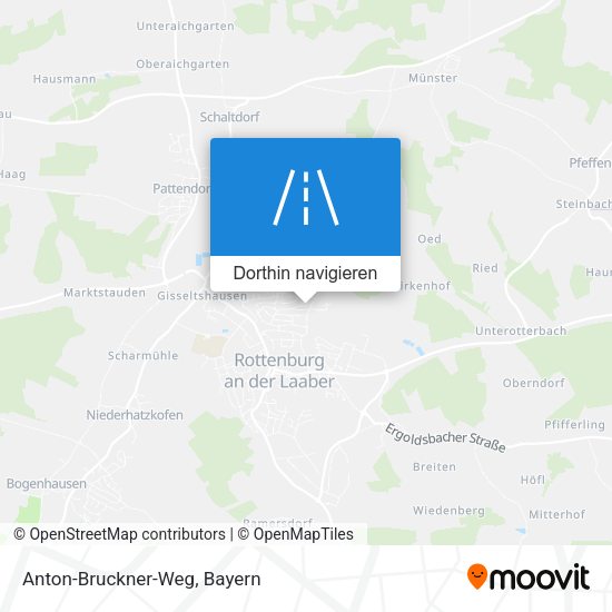 Anton-Bruckner-Weg Karte