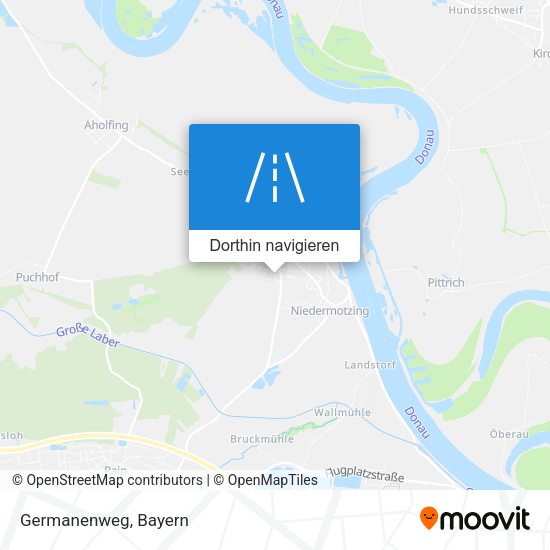 Germanenweg Karte