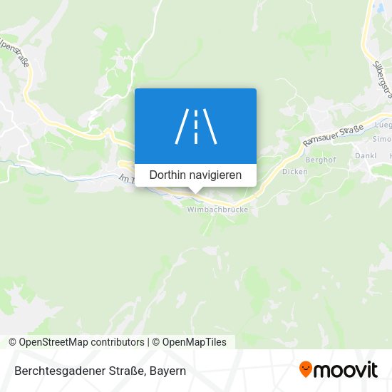 Berchtesgadener Straße Karte