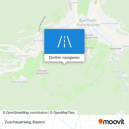 Zuschauerweg Karte