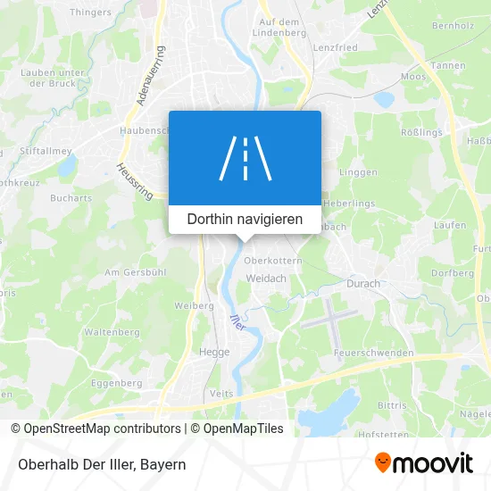 Oberhalb Der Iller Karte