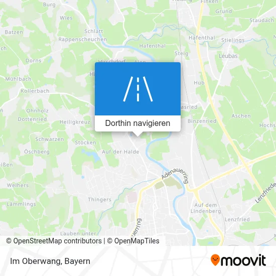 Im Oberwang Karte