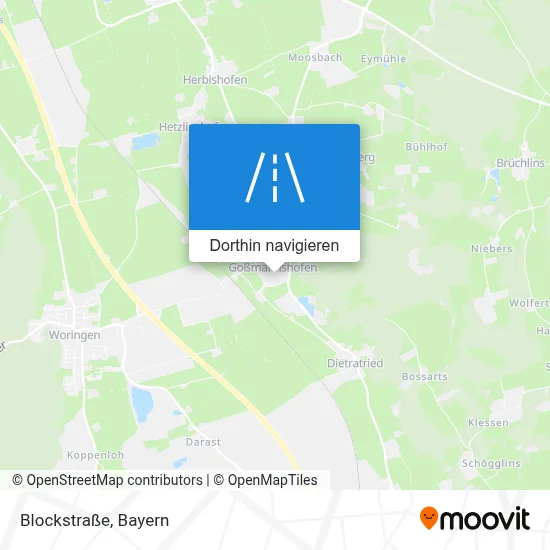 Blockstraße Karte