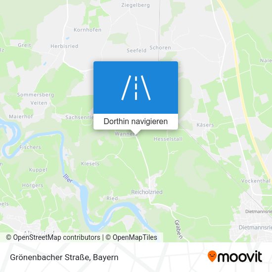 Grönenbacher Straße Karte