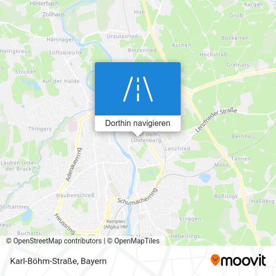 Karl-Böhm-Straße Karte