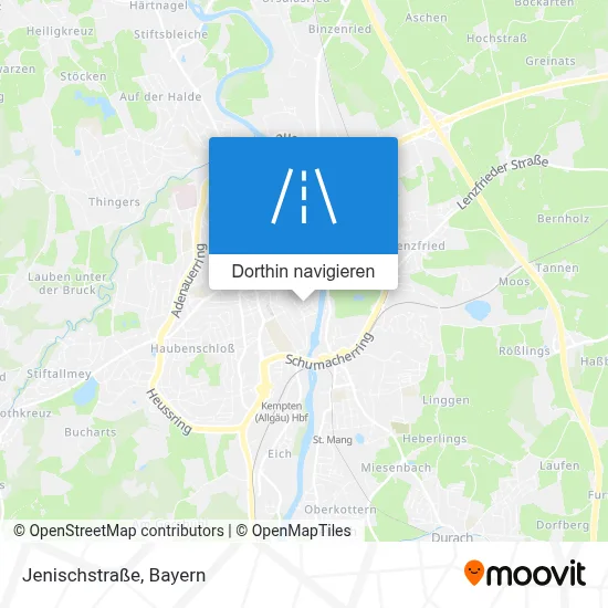 Jenischstraße Karte