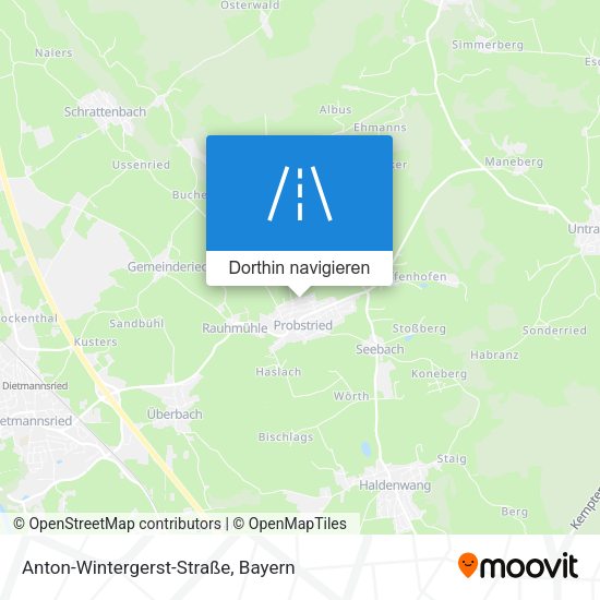 Anton-Wintergerst-Straße Karte