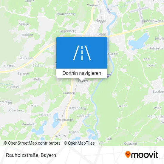 Rauholzstraße Karte