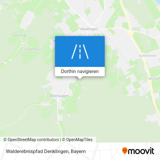 Walderebnispfad Denklingen Karte