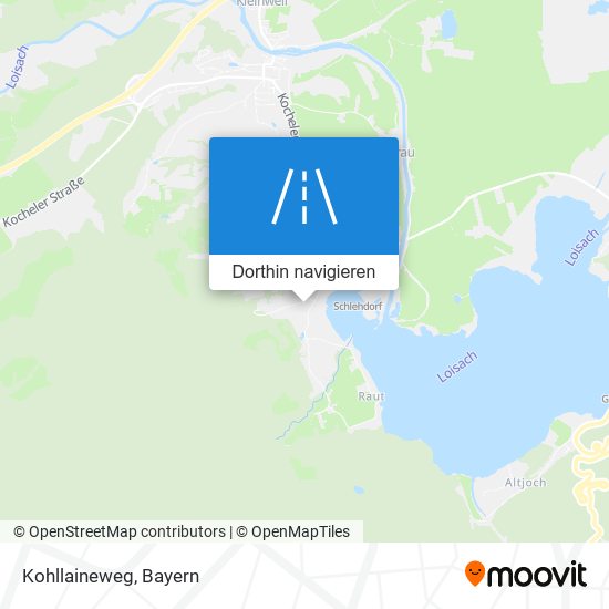 Kohllaineweg Karte