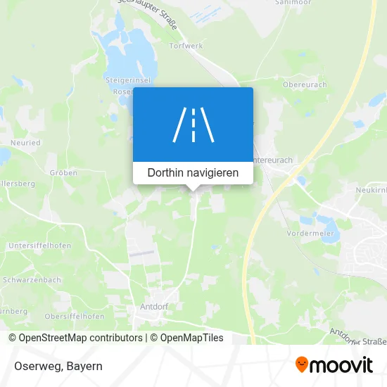 Oserweg Karte