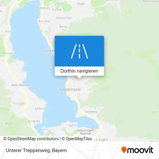 Unterer Treppenweg Karte