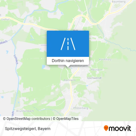 Spitzwegsteigerl Karte