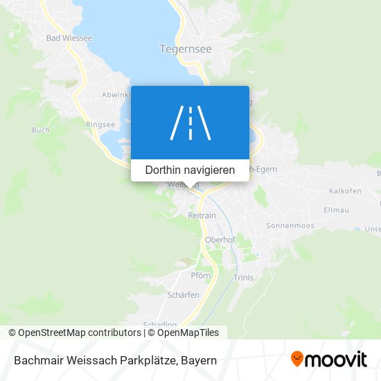 Bachmair Weissach Parkplätze Karte