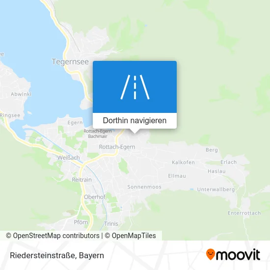 Riedersteinstraße Karte