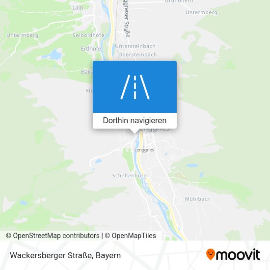Wackersberger Straße Karte